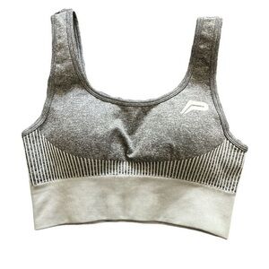 PURSUE FITNESS ADAPT GRAY SPORTS BRA NWOT #6991